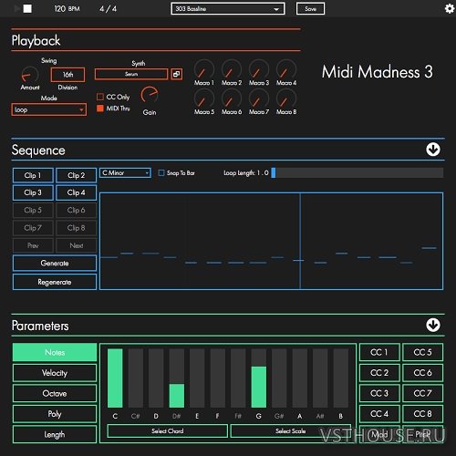 Midi Madness Software - Midi Madness 3.0.5 VST, AU WIN.OSX x86 x64 Midi Madness Software - Midi Madness 3.0.5 VST, AU WIN.OSX x86 x64