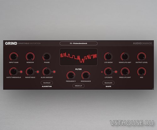 Audio Damage - AD035 Grind 1.1.0 VST, VST3, AAX, AU WIN.OSX x86 x64