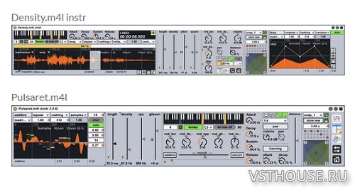 Amazing Noise - Density.m4l and Pulsaret.m4l bundle for Ableton Live
