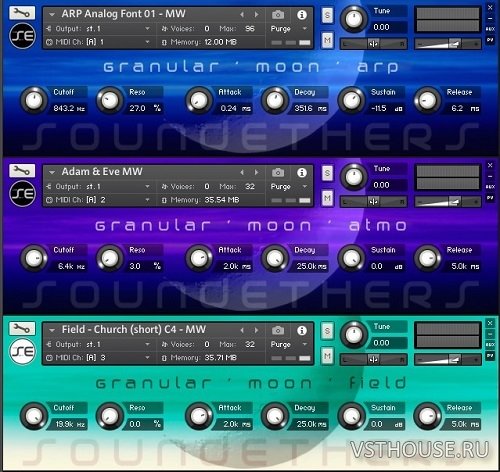 Soundethers - Granular Moon (KONTAKT)