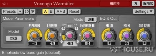 Voxengo - Warmifier v2.2 VST, VST3, AAX, AU WiN.MAC x86 x64 Voxengo - Warmifier v2.2 VST, VST3, AAX, AU WiN.MAC x86 x64