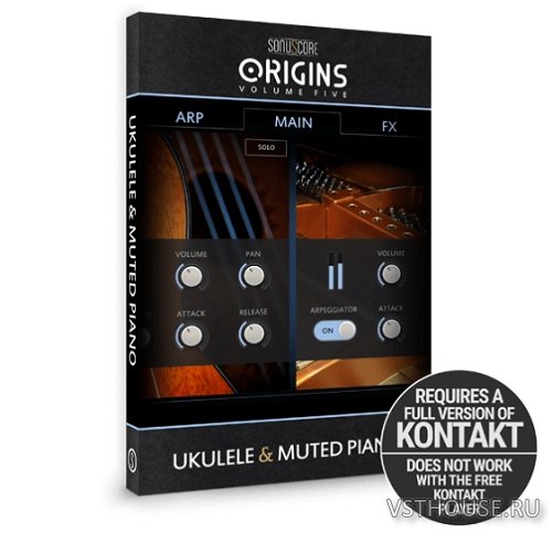 Sonuscore - Origin Series vol. 5 UKULELE & MUTED PIANO (KONTAKT) Sonuscore - Origin Series vol. 5 UKULELE & MUTED PIANO (KONTAKT)