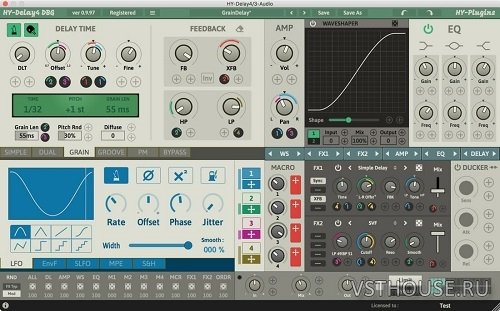 HY-Plugins - HY-Delay4 v1.0.22 VST, VST3, AU WIN.OSX x86 x64