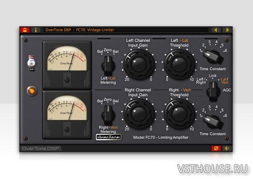 OverTone DSP - FC70 Vintage 670 Limiter 3.0.0 VST, VST3, AAX, AU