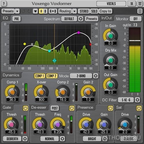 Voxengo - Voxformer 2.13 VST, VST3, AAX, AU WIN.OSX x86 x64