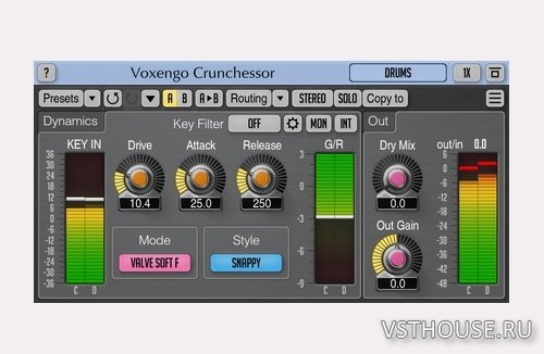 Voxengo - Crunchessor 2.11 VST, VST3, AAX, AU WIN.OSX x86 x64