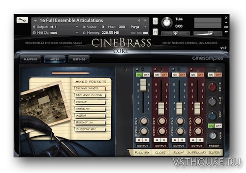 Cinesamples - CineBrass CORE 1.7d (KONTAKT) Cinesamples - CineBrass CORE 1.7d (KONTAKT)