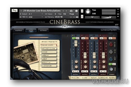 Cinesamples - CineBrass PRO 1.7a (KONTAKT) Cinesamples - CineBrass PRO 1.7a (KONTAKT)