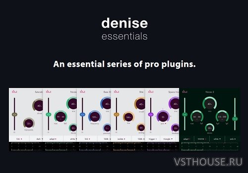 Denise - Bundle VST, VST3, x86 x64 (NO INSTALL, SymLink Installer) Denise - Bundle VST, VST3, x86 x64 (NO INSTALL, SymLink Installer)