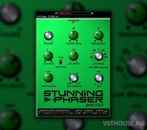 Admiral Quality - Stunning Phaser 0.5.2 VST, AU WIN.OSX x86 x64