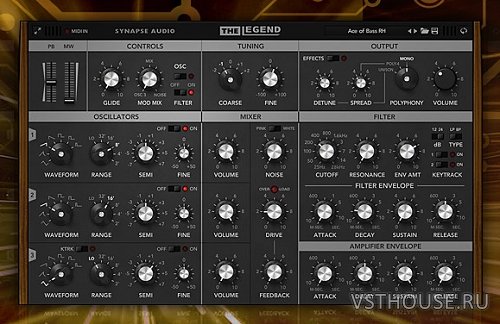 Synapse Audio - The Legend v1.28 VSTi x86 x64 Synapse Audio - The Legend v1.28 VSTi x86 x64