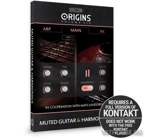 Sonuscore - Origins VOL. 6 MUTED GUITAR & HARMONICS (KONTAKT) Sonuscore - Origins VOL. 6 MUTED GUITAR & HARMONICS (KONTAKT)