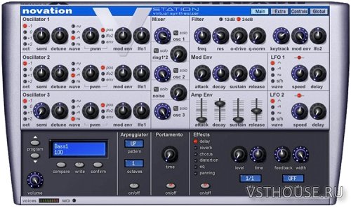 Novation - V-Station 2.6 VSTi, VSTi3, RTAS, AU WIN.OSX x86 x64 Novation - V-Station 2.6 VSTi, VSTi3, RTAS, AU WIN.OSX x86 x64