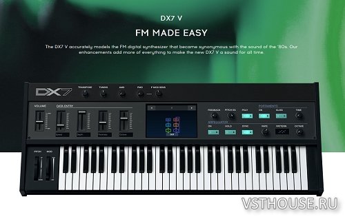 Arturia - DX7 V 1.4.1.2744 STANDALONE, VSTi, VSTi3, AAX x86 x64 Arturia - DX7 V 1.4.1.2744 STANDALONE, VSTi, VSTi3, AAX x86 x64