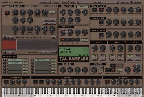 Togu Audio Line - TAL-Sampler 2.8.0 VSTi, AAX, AU WIN.OSX x86 x64 Togu Audio Line - TAL-Sampler 2.8.0 VSTi, AAX, AU WIN.OSX x86 x64