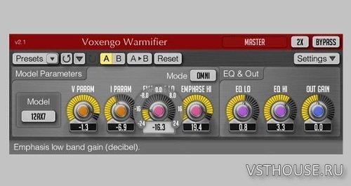 Voxengo - Warmifier 2.3 VST, VST3, AAX, AU WIN.OSX x86 x64 Voxengo - Warmifier 2.3 VST, VST3, AAX, AU WIN.OSX x86 x64