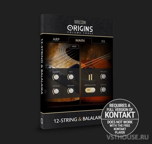 Sonuscore - Origins Vol.3 12-String & Balalaika (KONTAKT) Sonuscore - Origins Vol.3 12-String & Balalaika (KONTAKT)