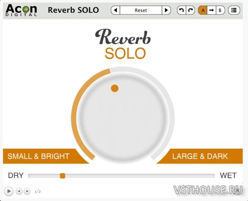 Acon Digital - Reverb SOLO 1.0 VST2, VST3, AAX x86 x64