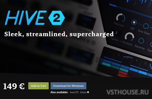 u-he - Hive v2.0.0.8791 VSTi, VST3, AAX x86 x64 u-he - Hive v2.0.0.8791 VSTi, VST3, AAX x86 x64