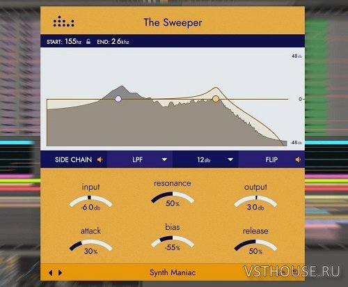 Denise Audio - The Sweeper 1.0.0 VST, VST3, AAX, AU WIN.OSX x86 x64 Denise Audio - The Sweeper 1.0.0 VST, VST3, AAX, AU WIN.OSX x86 x64