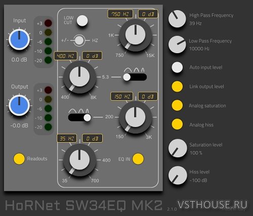HoRNet - SW34EQ MK2 2.1.2 VST, VST3, AU WIN.OSX x86 x64 HoRNet - SW34EQ MK2 2.1.2 VST, VST3, AU WIN.OSX x86 x64
