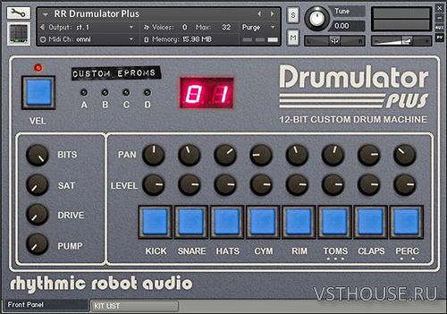 Rhythmic Robot - Drumulator Plus (KONTAKT) Rhythmic Robot - Drumulator Plus (KONTAKT)