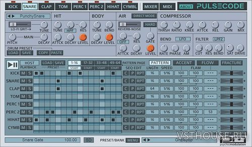 Psychic Modulation - PulseCode 1.2 VSTi, AUi WIN.OSX x86 x64 Psychic Modulation - PulseCode 1.2 VSTi, AUi WIN.OSX x86 x64