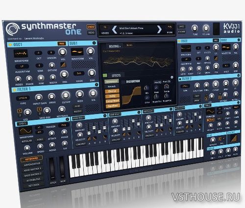 KV331 Audio - SynthMaster One v1.3.4 STANDALONE, VSTi, AAX x86 x64