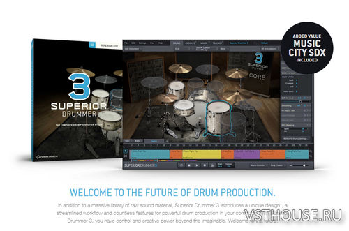 Toontrack - Superior Drummer 3.1.5 STANDALONE, VSTi, AAX x64 Toontrack - Superior Drummer 3.1.5 STANDALONE, VSTi, AAX x64