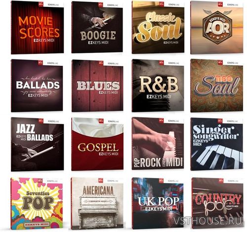 Toontrack - EZKeys MIDI Pack (MIDI)