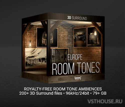 Boom Library - Room Tones Europe 3D Surround Edition (WAV) Boom Library - Room Tones Europe 3D Surround Edition (WAV)