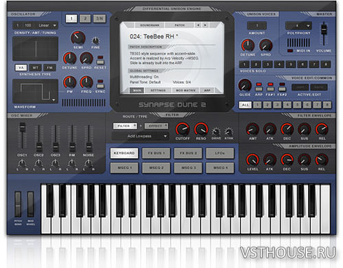 Synapse Audio - DUNE 2 v2.6.0 VSTi, AAX, AUi WIN.OSX x86 x64