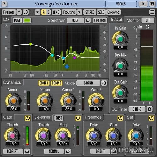 Voxengo - Voxformer 2.16 VST, VST3, AAX, AU WIN.OSX x86 x64