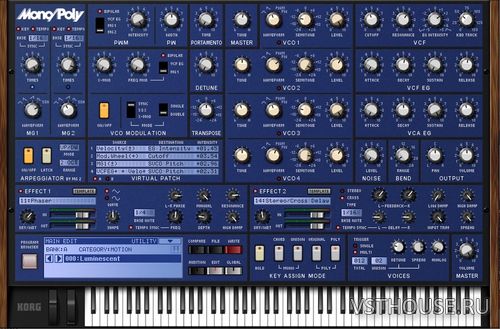 KORG - MonoPoly 1.2.2 STANDALONE, VSTi, AAX x86 x64