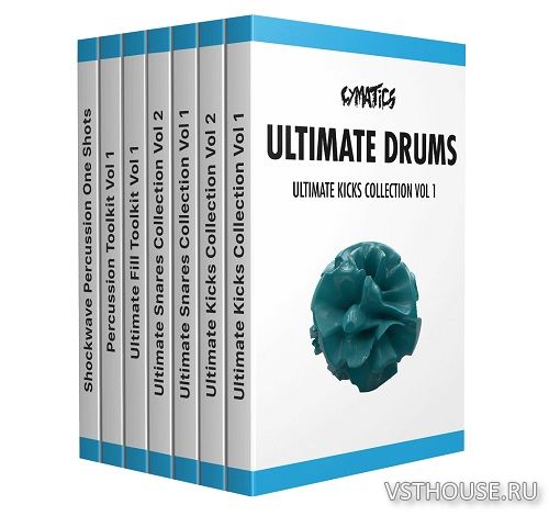 Cymatics - Ultimate Drums Collection Bundle (WAV) Cymatics - Ultimate Drums Collection Bundle (WAV)