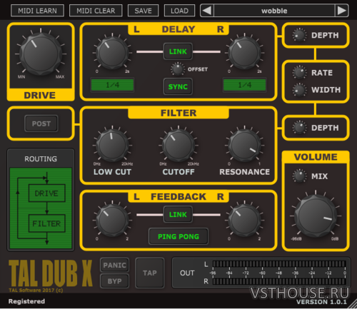 Togu Audio Line - TAL-Dub-X 1.5.1 V