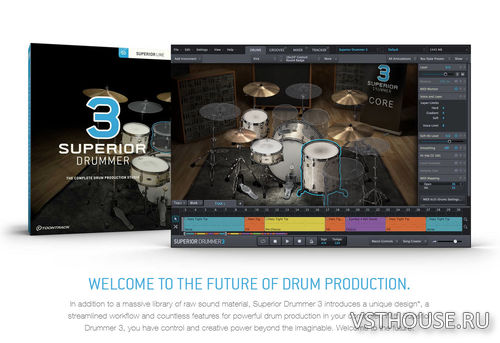 Toontrack - Superior Drummer 3.1.6 STANDALONE, VSTi, AAX x64 Toontrack - Superior Drummer 3.1.6 STANDALONE, VSTi, AAX x64