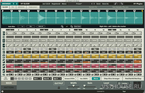 HY-Plugins - HY-Slicer 1.3.7 VST, VST3, AU WIN.OSX x86 x64