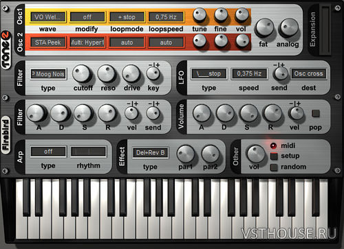Tone2 - FireBird 2.1.0 VSTi x86