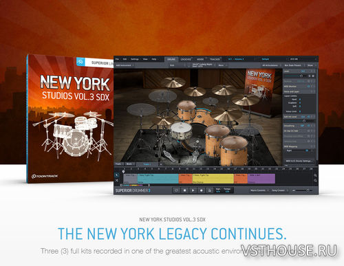 Toontrack - New York Studios Vol.3 SDX v1.5.0 (SOUNDBANK) Toontrack - New York Studios Vol.3 SDX v1.5.0 (SOUNDBANK)