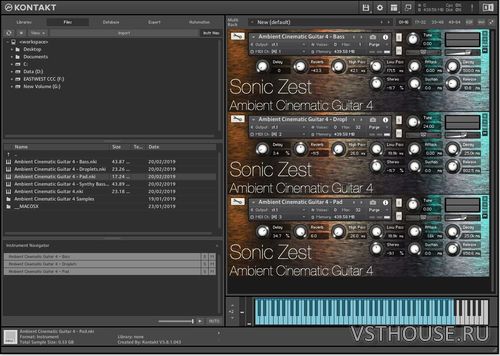 Sonic Zest - Ambient Cinematic Guitar 4 (KONTAKT)