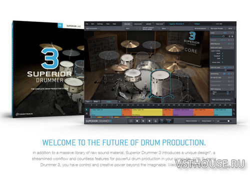 Toontrack - Superior Drummer 3.1.7 STANDALONE, VSTi, AAX x64 Toontrack - Superior Drummer 3.1.7 STANDALONE, VSTi, AAX x64