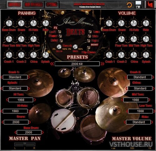 Adam Monroe Music - Beats Drum 2.6 VSTi, AAX, AUi WIN.OSX Adam Monroe Music - Beats Drum 2.6 VSTi, AAX, AUi WIN.OSX