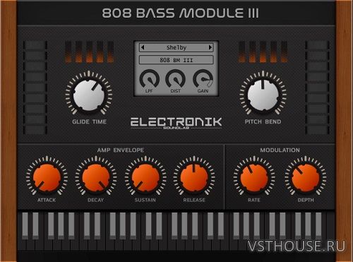 Electronik Sound Lab - 808 Bass Module III 3.4.0 VSTi3 WIN, VSTi3 Electronik Sound Lab - 808 Bass Module III 3.4.0 VSTi3 WIN, VSTi3