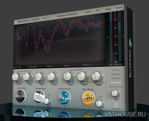 VoosteQ - Material Comp v1.0.5c VST, VST3, AAX (MOD) x64