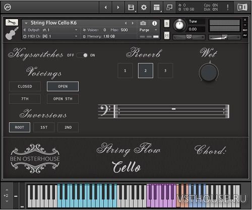 Ben Osterhouse - String Flow Cello v1.3.1 (KONTAKT) Ben Osterhouse - String Flow Cello v1.3.1 (KONTAKT)