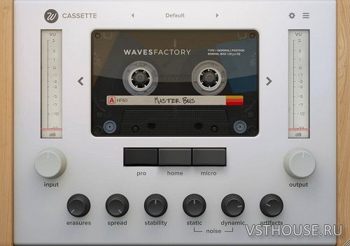 Wavesfactory - Cassette 1.0.4 VST, VST3, AAX x64 Wavesfactory - Cassette 1.0.4 VST, VST3, AAX x64