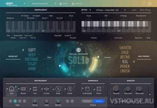 uJAM - Virtual Drummer SOLID 2.0.1 VSTi, AAX x64 uJAM - Virtual Drummer SOLID 2.0.1 VSTi, AAX x64