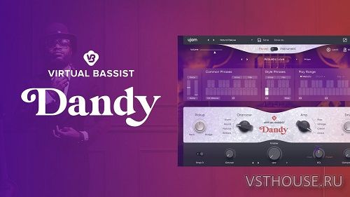 UJAM - Virtual Bassist DANDY 2.1.1 VSTi, AAX x64 UJAM - Virtual Bassist DANDY 2.1.1 VSTi, AAX x64