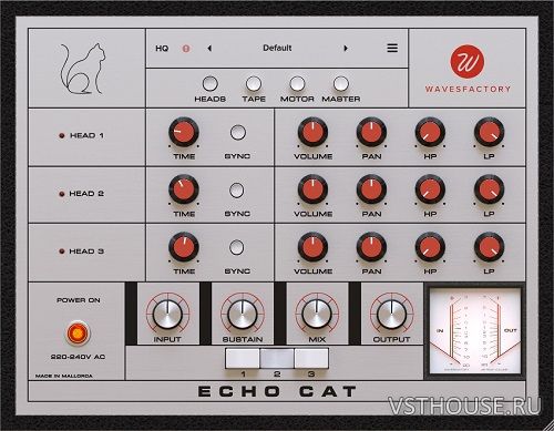 Wavesfactory - Echo Cat 1.0.0 VST, VST3, AAX x64 Wavesfactory - Echo Cat 1.0.0 VST, VST3, AAX x64